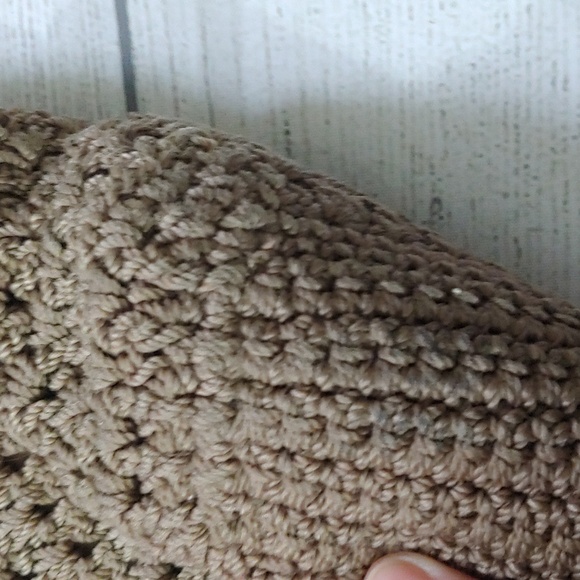 The Sak Tan Crochet Satchel with Mulitple Pockets - Picture 3 of 7